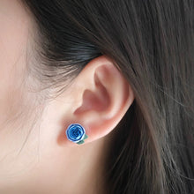 Load image into Gallery viewer, Rose Clay Stud Earrings
