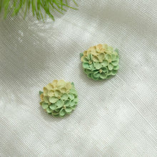 Load image into Gallery viewer, Hydrangea Clay Ear Studs
