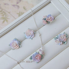 Load image into Gallery viewer, iridescent Clay Ear Studs
