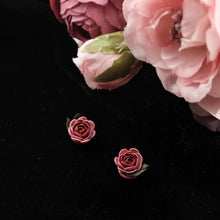 Load image into Gallery viewer, Rose Clay Stud Earrings
