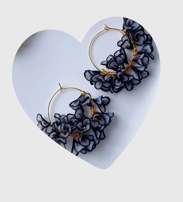 Odette Odile Clay Hoop Earrings