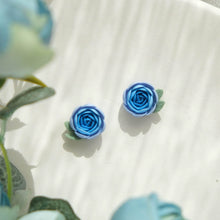 Load image into Gallery viewer, Rose Clay Stud Earrings
