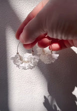 Load and play video in Gallery viewer, Odette Odile Clay Hoop Earrings

